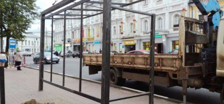 В Ярославле появилась первая остановка нового образца