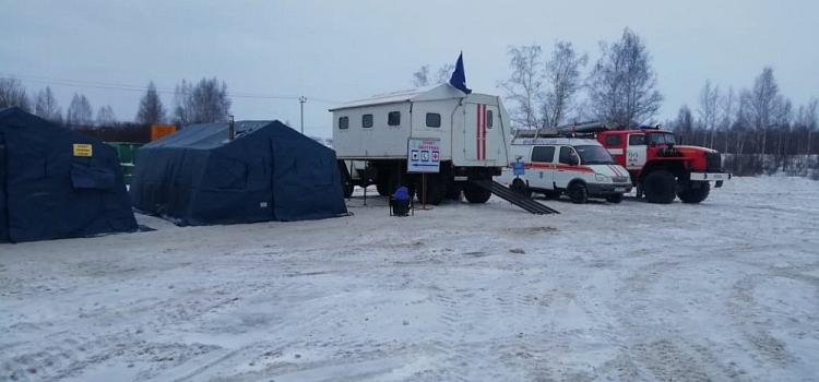 В Ярославской области на трассе М-8 установили мобильный пункт обогрева