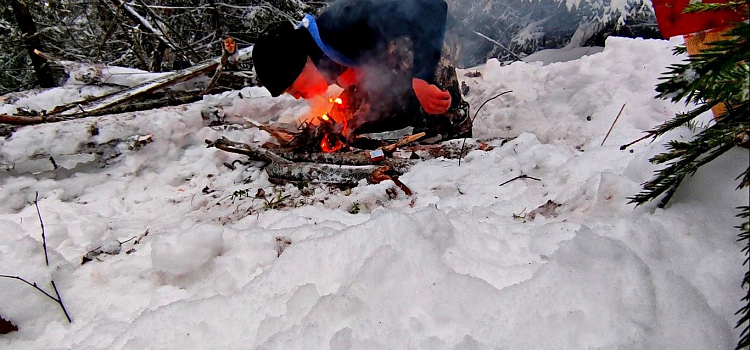 Ярославец провел сутки в зимнем лесу. Фоторепортаж_171465