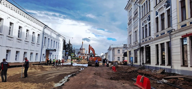 Ярославцам рассказали, когда закончатся «раскопки» в будущем пешеходном центре