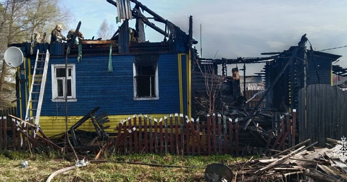 В Данилове при пожаре пострадал мужчина