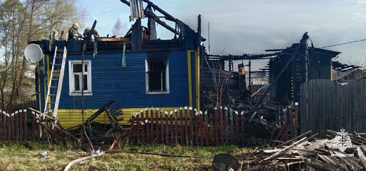 В Данилове при пожаре пострадал мужчина