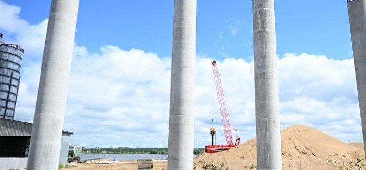 Ярославцам рассказали, как идёт строительство третьего моста через Волгу_317867