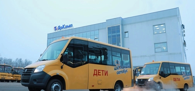 Назвали районы Ярославской области, куда направят новые школьные автобусы