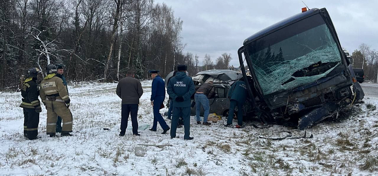 В Ярославской области перевозивший детей автобус попал в смертельное ДТП_255710