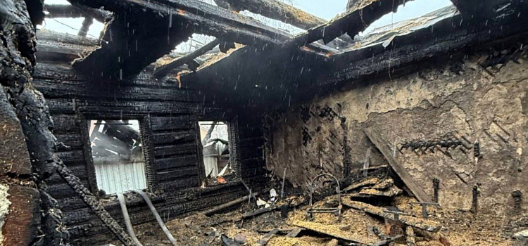 В Ярославле при пожаре в частном секторе погибли мужчина и женщина_308767