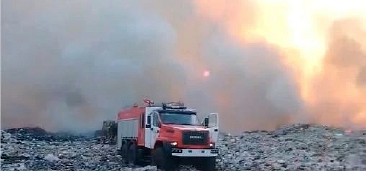 В Ярославской области локализовали возгорание на полигоне_317632