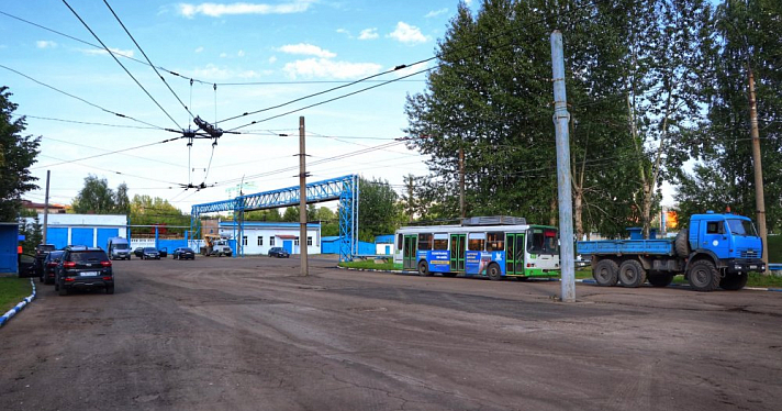 В Брагино готовят депо для новых троллейбусов