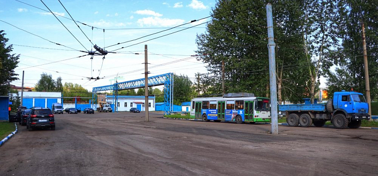 В Брагино готовят депо для новых троллейбусов