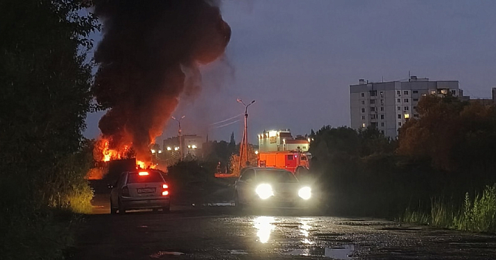 В Ярославле вновь горел пункт приёма покрышек