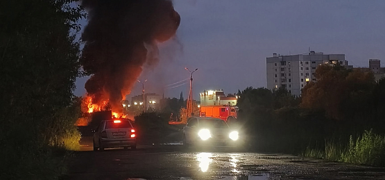 В Ярославле вновь горел пункт приёма покрышек