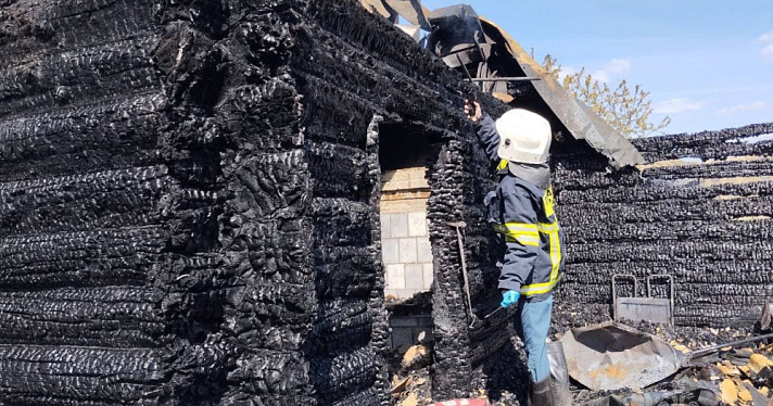 В МЧС назвали причины пожара в селе Ярославской области, унёсшего жизни пенсионера и его внука