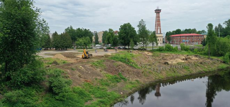 В Рыбинске арендатор приступил к благоустройству сквера