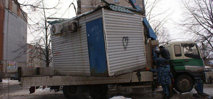 В Ярославле демонтирован очередной ларек 