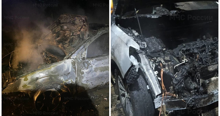 В Ярославской области за сутки сгорели два автомобиля