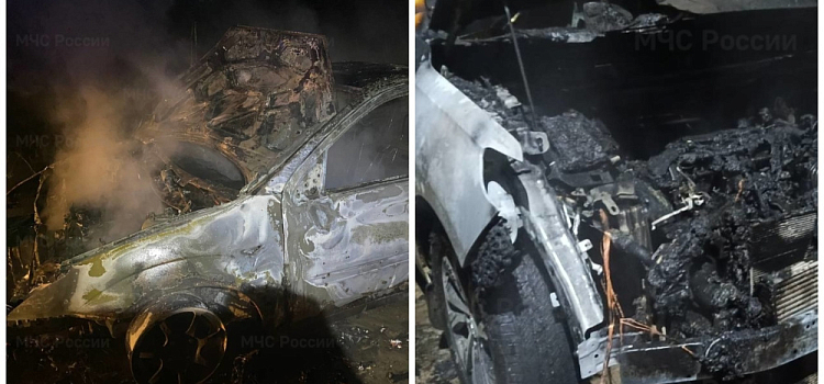 В Ярославской области за сутки сгорели два автомобиля