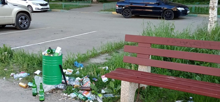 Ярославцы пожаловались на отсутствие уборки мусора
