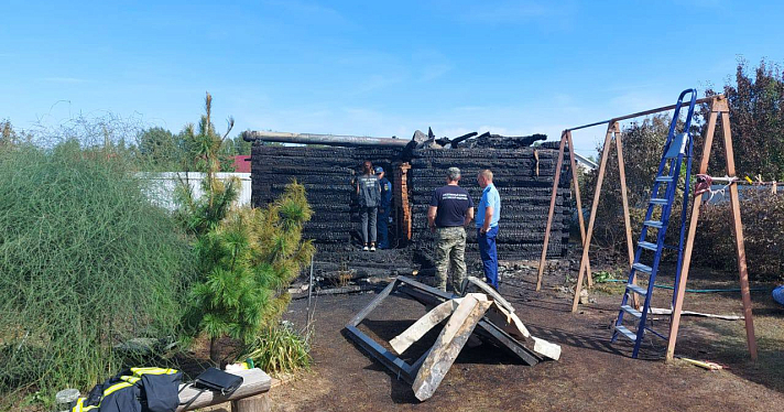 В Ярославской области в пожаре погибли двое детей и бабушка_218067
