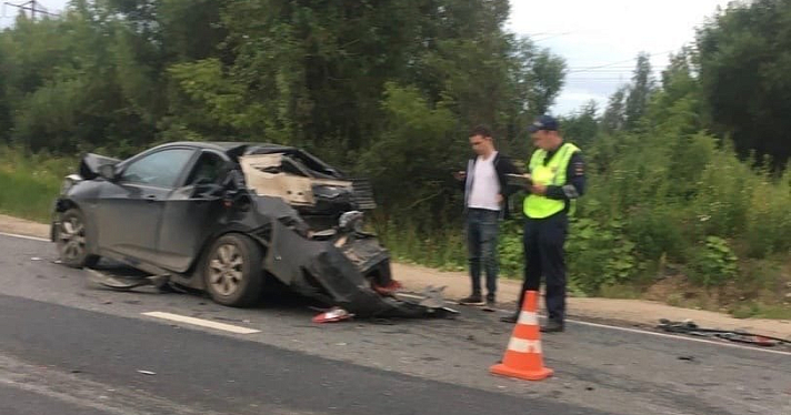 Тройное ДТП на Костромском шоссе: пострадала женщина_165435