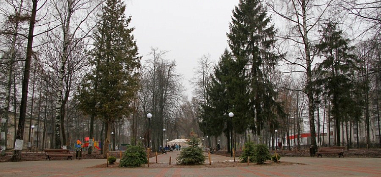 В Рыбинске закончили работы в парке в микрорайоне Волжский