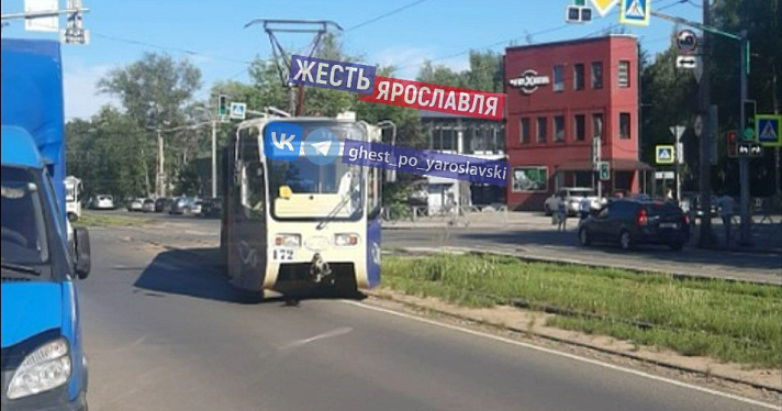 В минтрансе назвали причину схода с рельсов трамвая в Ярославле