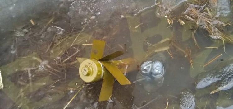 В поселке Ивняки обнаружили опасный боеприпас