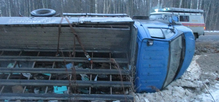 Есть пострадавшие: под Переславлем столкнулись иномарка и грузовик