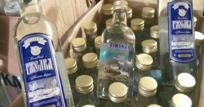 В Ярославле изъяли 28 бутылок контрафактной водки