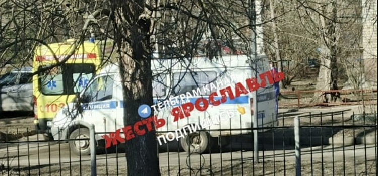 В центре Ярославля из окна выпал человек