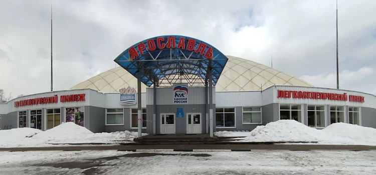 На Пятёрке демонтируют легкоатлетический манеж