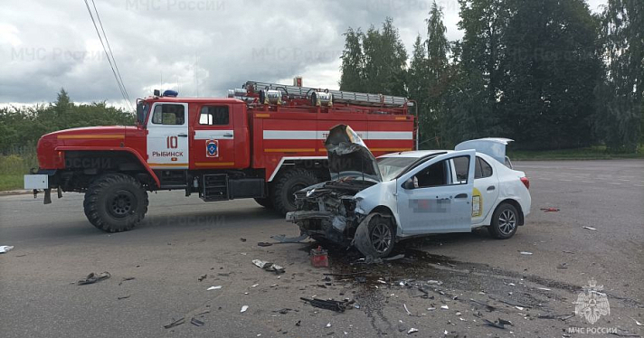 В Рыбинске в ДТП пострадал четырехлетний пассажир такси
