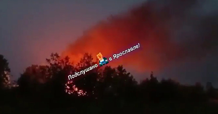 В Карабихе сгорел дом. Очевидцы говорят, что в него ударила молния