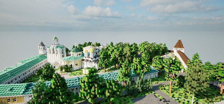 В компьютерной игре Minecraft построили Ярославский музей-заповедник_306298