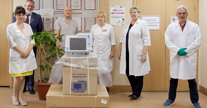 Ярославская клиническая больница № 9 получила два аппарата ИВЛ