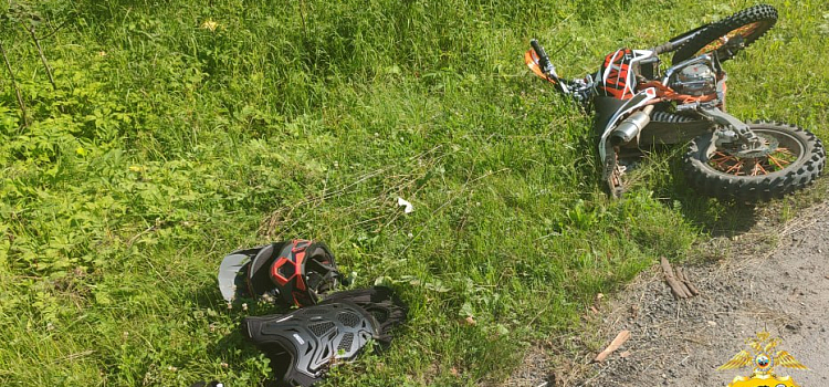 В Ярославской области 12-летний питбайкер врезался в «Ладу»