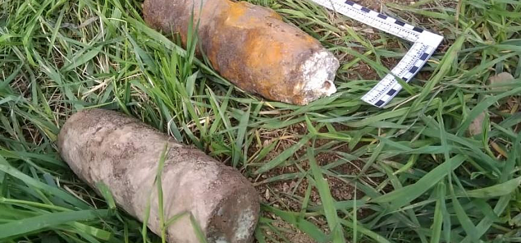 Ярославец нашел на своем участке два снаряда времен Великой Отечественной войны
