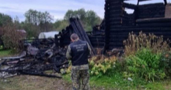 При пожаре в Ярославской области погиб мужчина