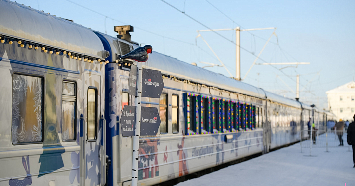 Праздник продолжается: в Ярославле побывал поезд Деда Мороза_261543