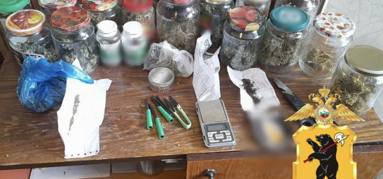 Житель Ярославской области задержан за хранение более 140 грамм марихуаны