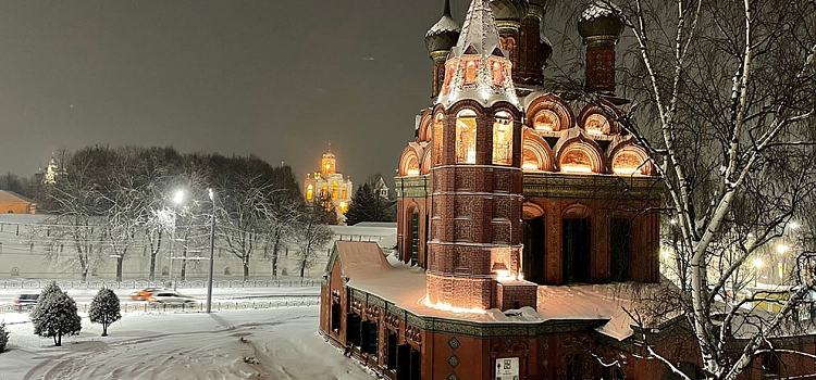 Богоявленский храм в Ярославле обрел подсветку