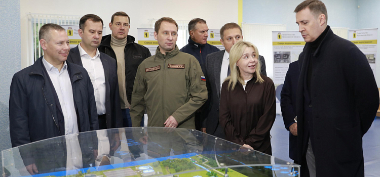  Михаил Евраев и Дмитрий Патрушев проинспектировали очистные сооружения в Ярославской области