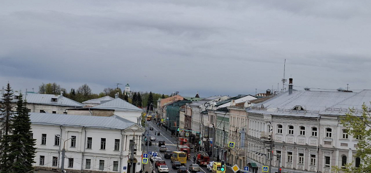 В центре Ярославля горело офисное здание