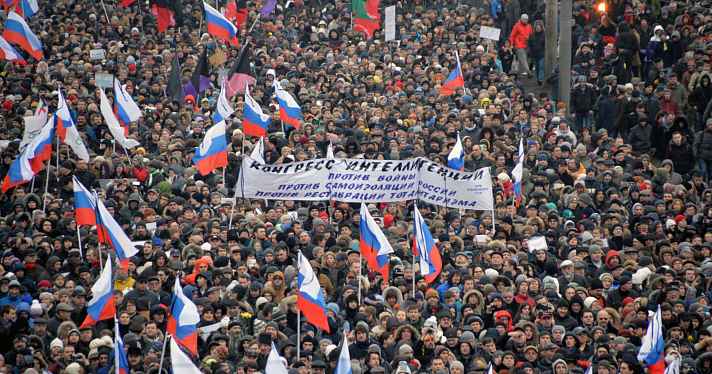 Ярославцы приняли участие в московском марше памяти Бориса Немцова_24621