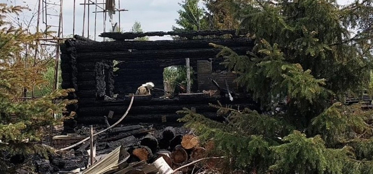 «Отец в реанимации в тяжёлом состоянии»: в Ярославской области дотла сгорел дом многодетной семьи_273712