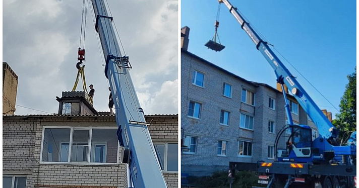 В ярославском селе ураган снёс крыши домов