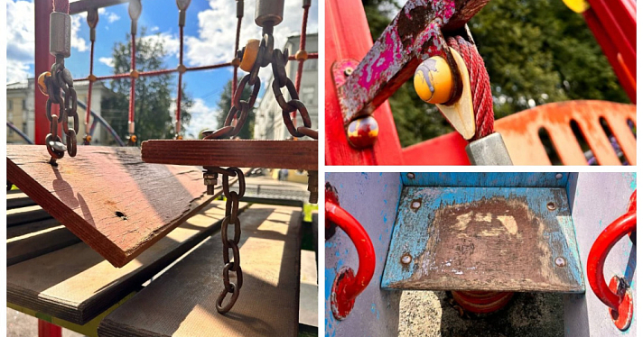 Прокуратура обязала отремонтировать детскую площадку на Первомайском бульваре в Ярославле