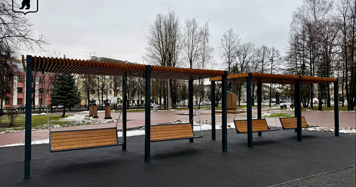 В сквере 950-летия Ярославля завершили благоустройство