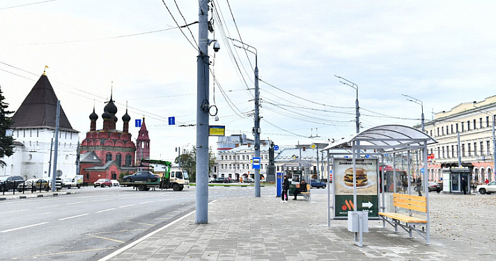 На улице Первомайской в Ярославле оборудуют проекционные пешеходные переходы_222205
