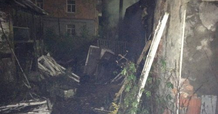 В Ярославле сгорел частный дом 