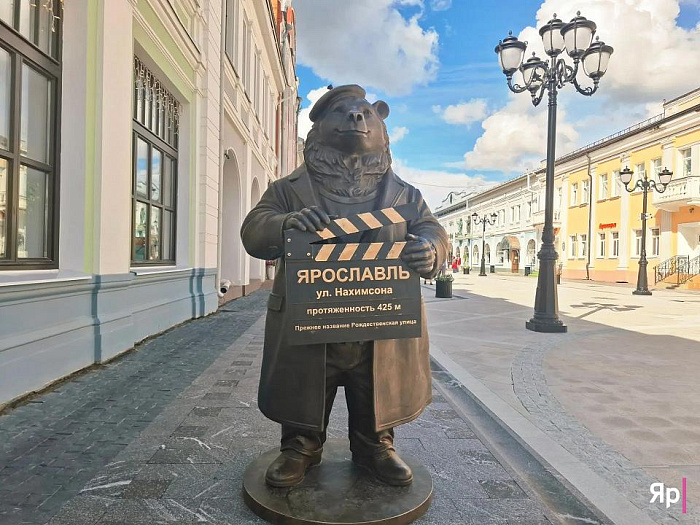 Медведи, попкорн и растения в кадках: как выглядит вторая новоиспечённая пешеходная улица в Ярославле